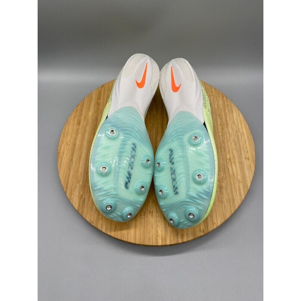 Nike Air Zoom Yellow Victory Track & Field Spikes Barely Volt CD4385-700 Mens 14 - Picture 8 of 11